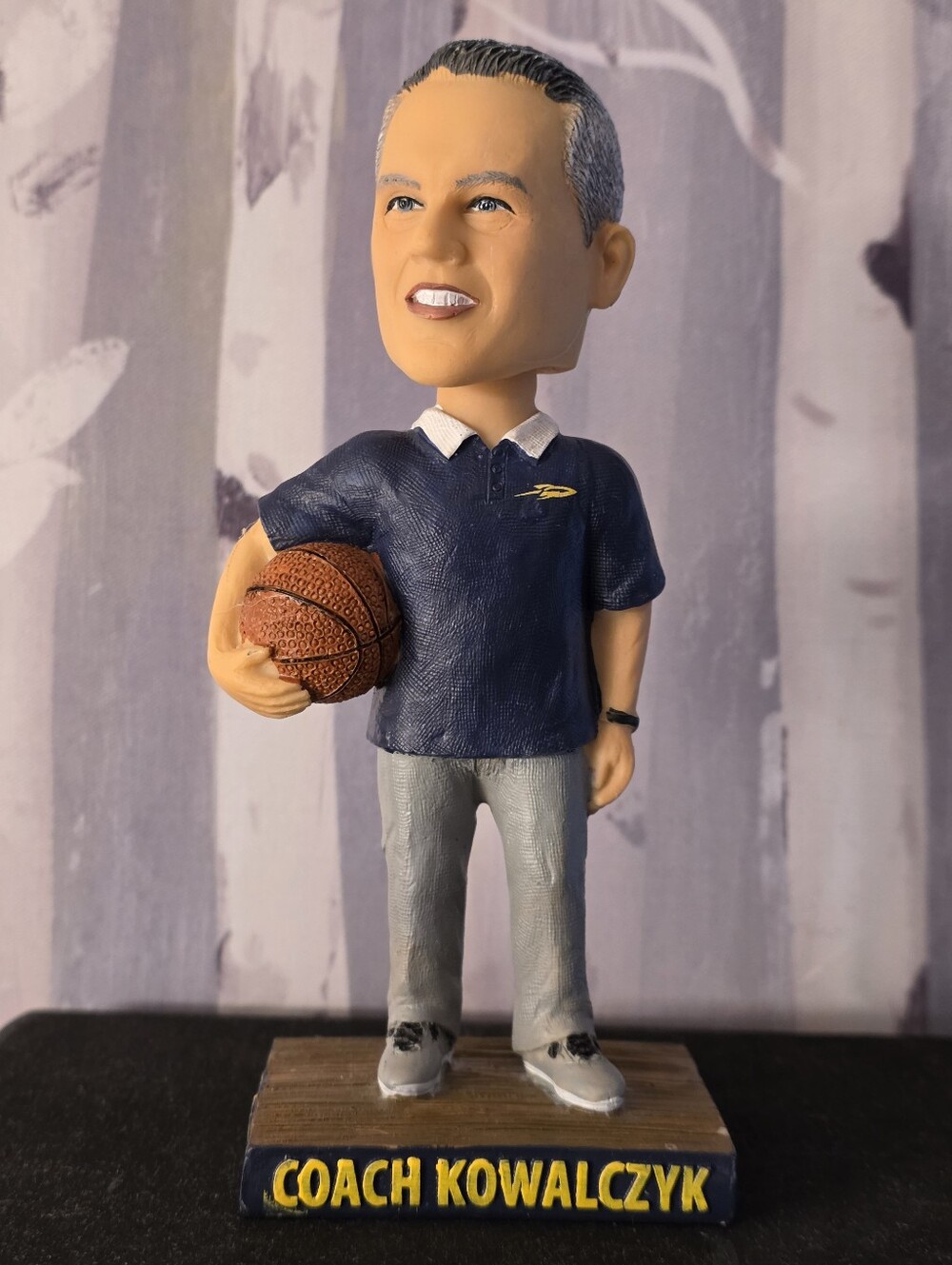 Coach Kowalczyk Toledo Rockets Men's Basketball Coach Bobblehead Display Figure